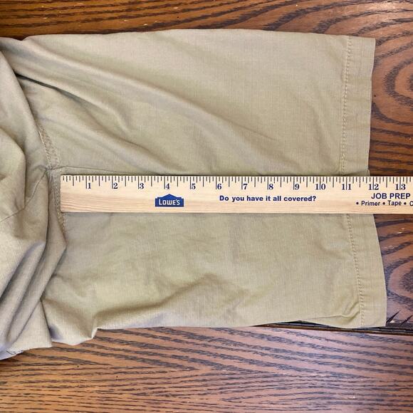 Plugg Cargo Shorts Mens 31 Brown Baggy Streetwear Skater Grunge Y2K Flex 2000s - Picture 7 of 10